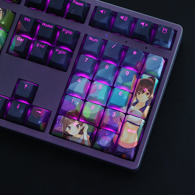 My Anime Keycaps Complete Set Rent-A-Girlfriend: Chizuru Ichinose Backlit Keycap Set