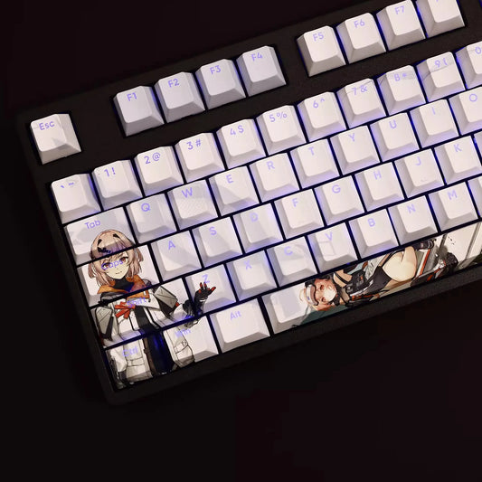 My Anime Keycaps Complete Set Snowbreak: Containment Zone: Fritia Ignis Backlit Keycap Set