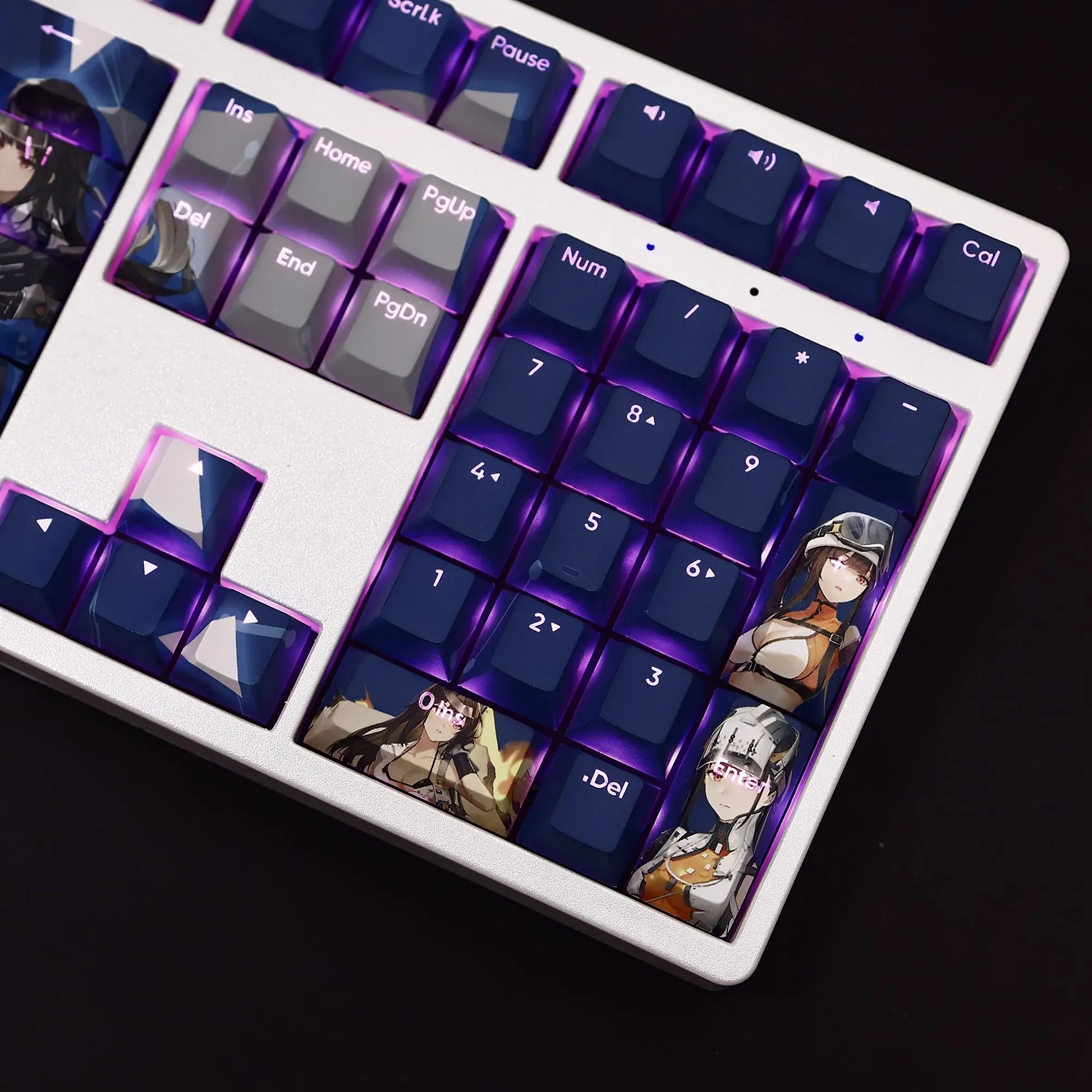 My Anime Keycaps Complete Set Snowbreak: Containment Zone: Yao Backlit Keycap Set
