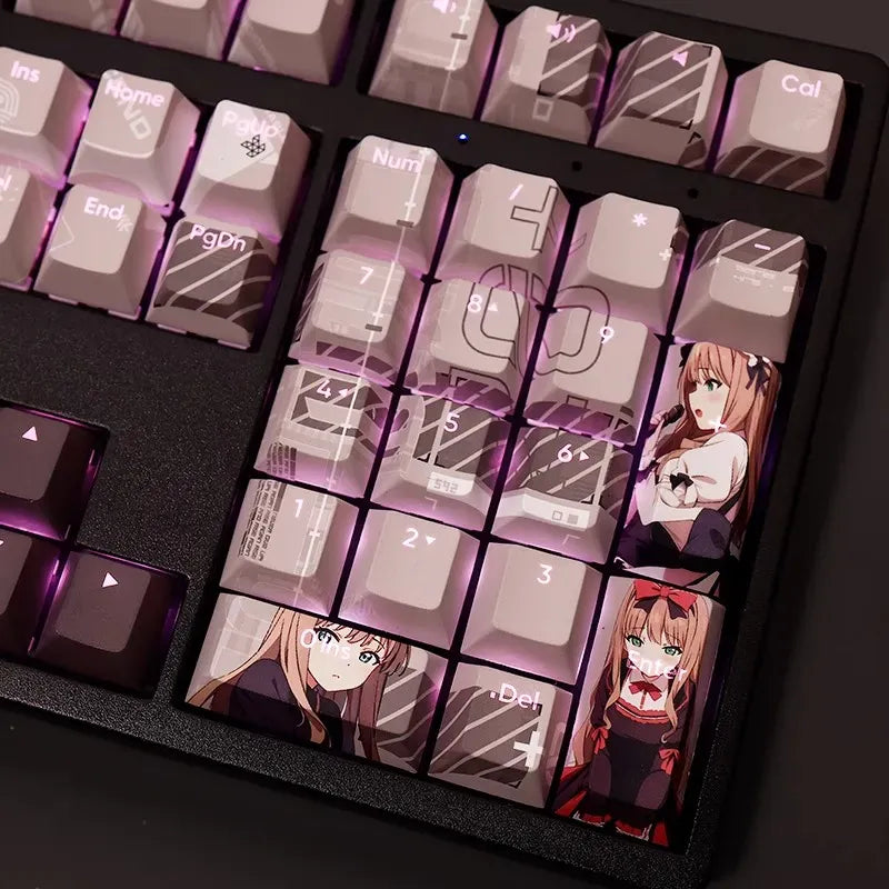 My Anime Keycaps Complete Set SSSS.Dynazenon: Yume Minami Backlit Keycap Set