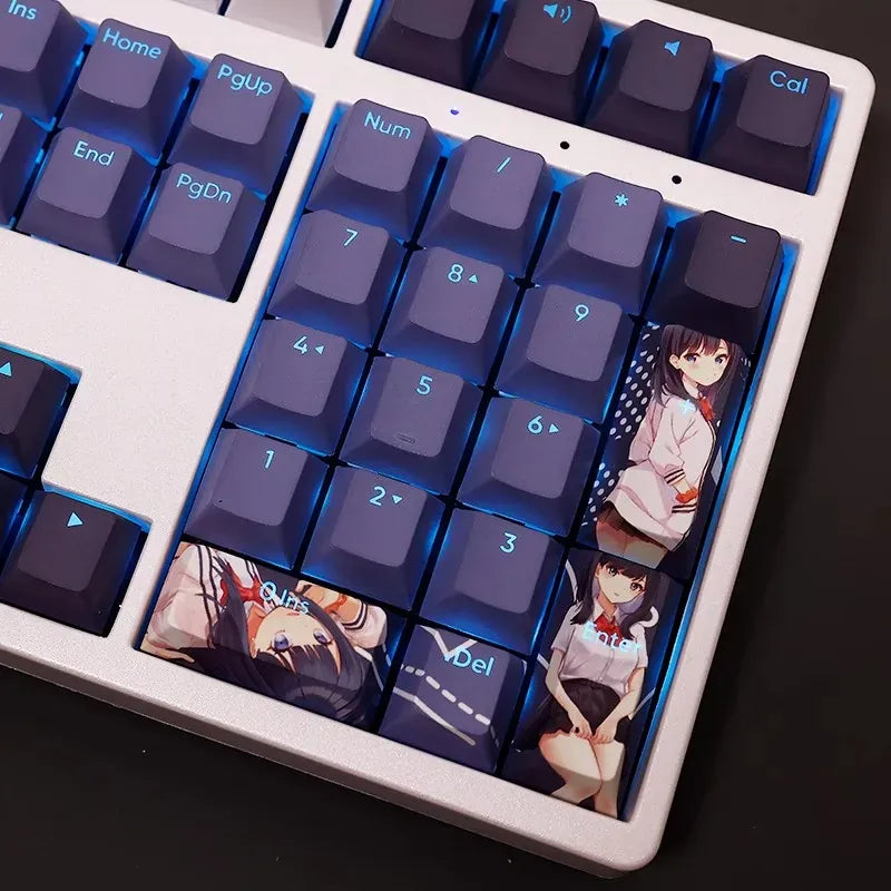 My Anime Keycaps Complete Set SSSS.Gridman: Rikka Takarada Backlit Keycap Set