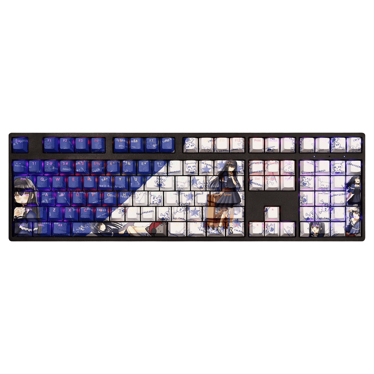 My Anime Keycaps Complete Set Summer Pockets: Kamome Kushima Backlit Keycap Set