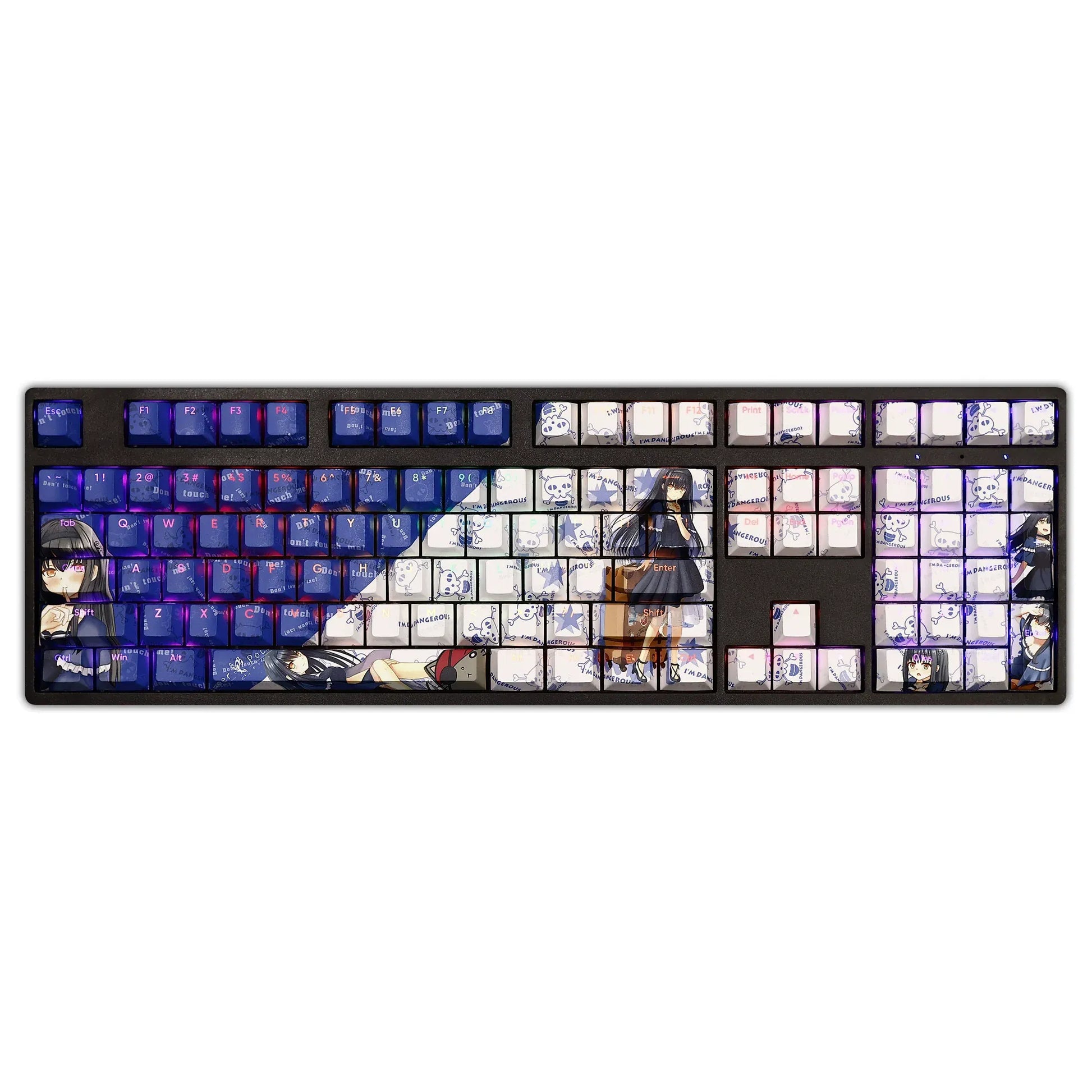 My Anime Keycaps Complete Set Summer Pockets: Kamome Kushima Backlit Keycap Set