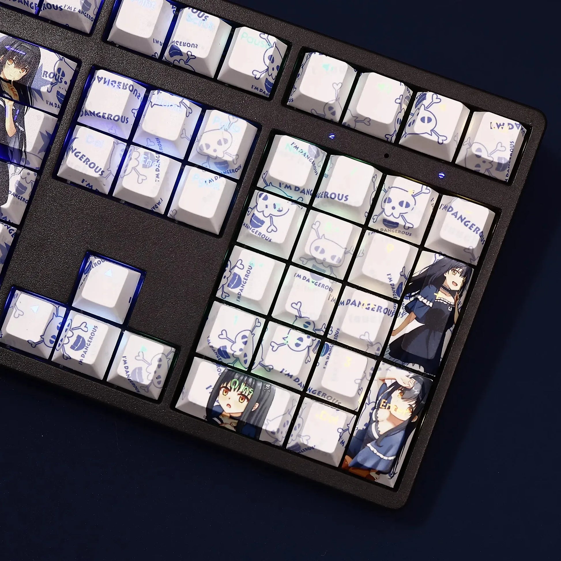 My Anime Keycaps Complete Set Summer Pockets: Kamome Kushima Backlit Keycap Set