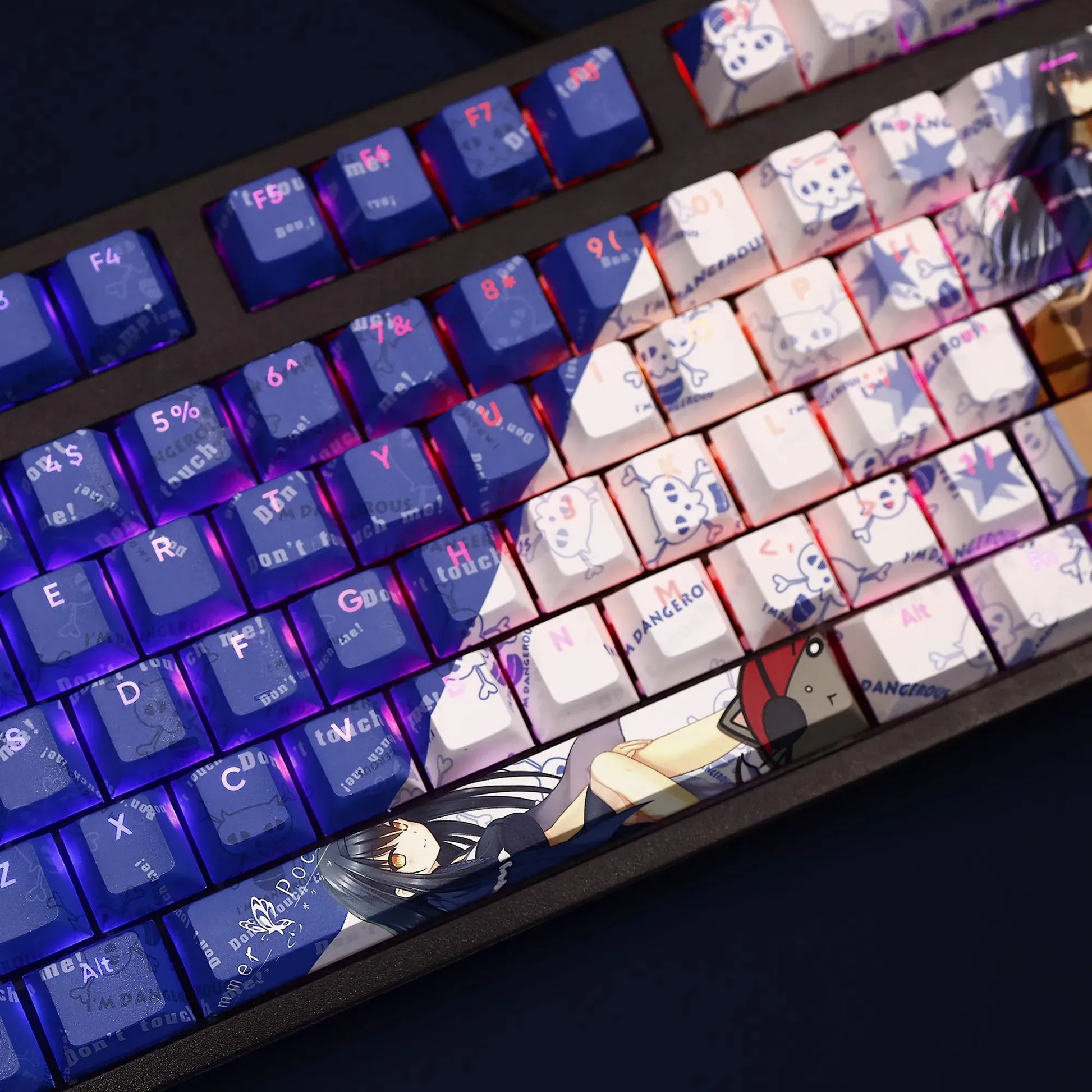 My Anime Keycaps Complete Set Summer Pockets: Kamome Kushima Backlit Keycap Set