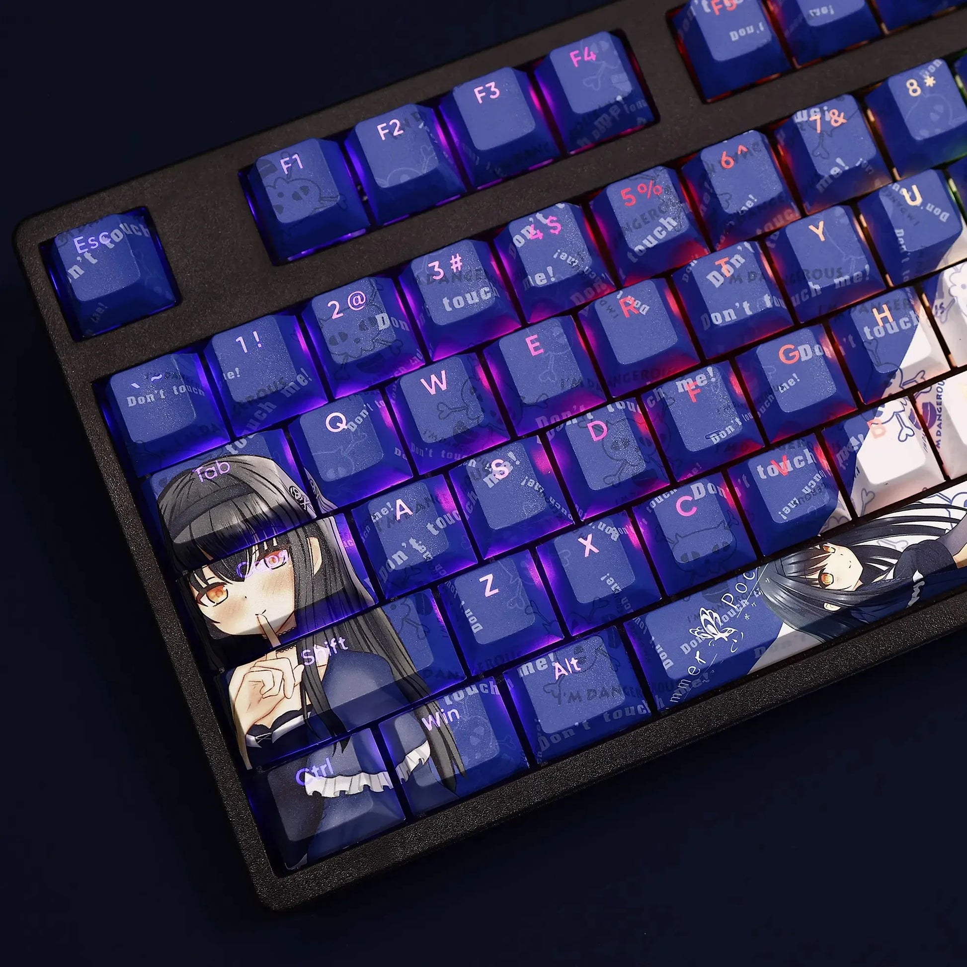 My Anime Keycaps Complete Set Summer Pockets: Kamome Kushima Backlit Keycap Set