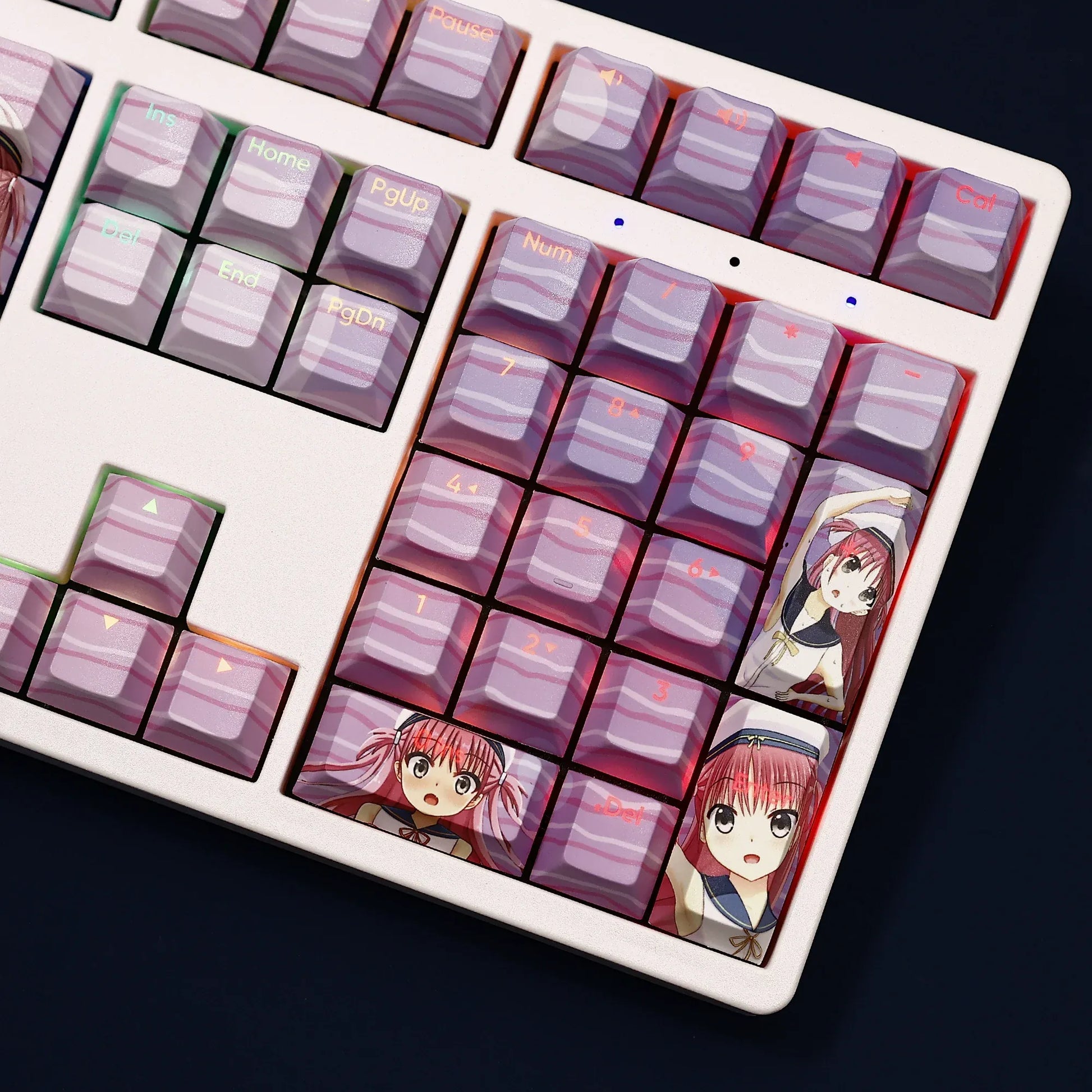 My Anime Keycaps Complete Set Summer Pockets: Umi Katou Backlit Keycap Set