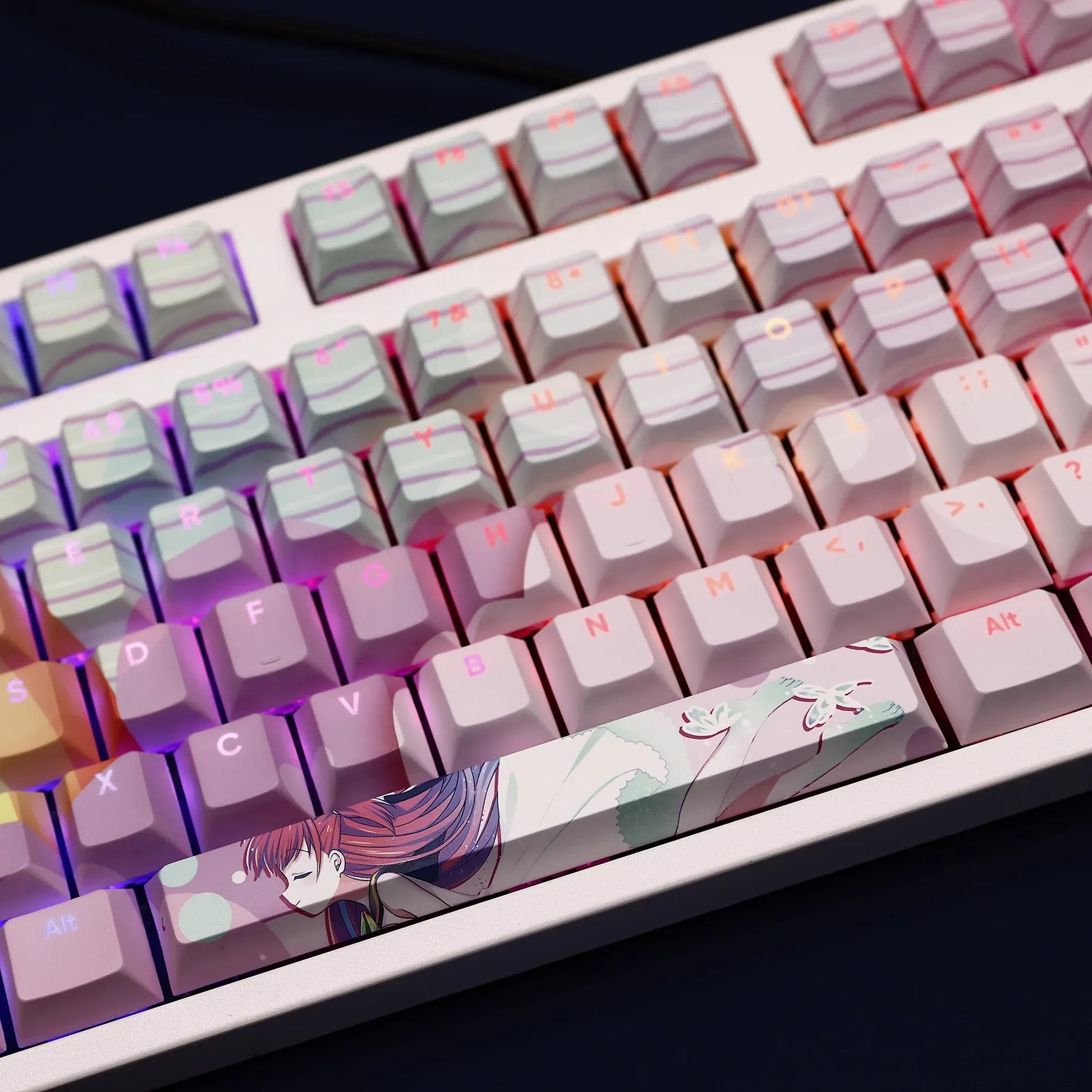 My Anime Keycaps Complete Set Summer Pockets: Umi Katou Backlit Keycap Set