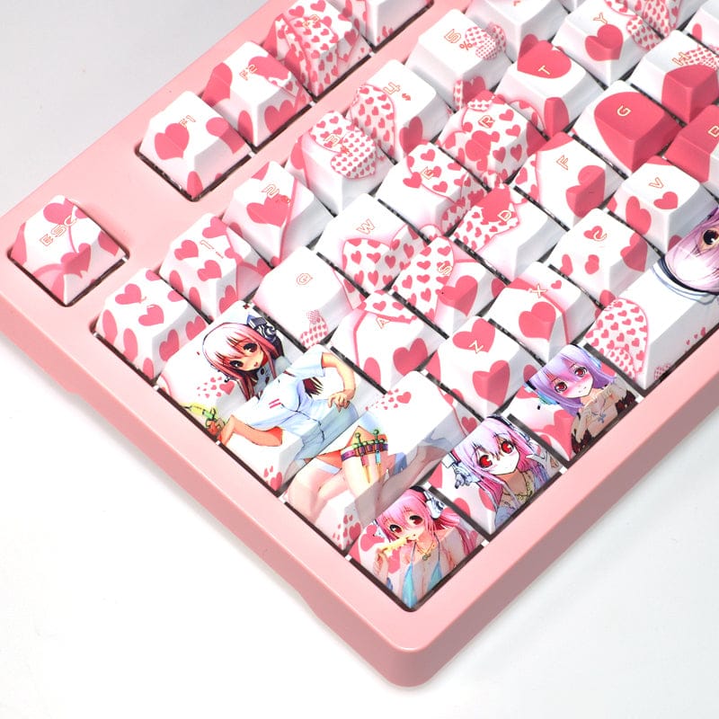 Super Sonico Keycap Set