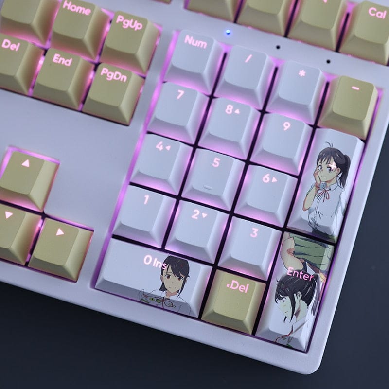 My Anime Keycaps Complete Set Suzume: Suzume Iwato Backlit Keycap Set