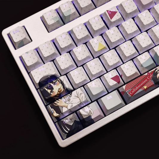 My Anime Keycaps Complete Set The Dangers in My Heart: Yamada Anna Backlit Keycap Set