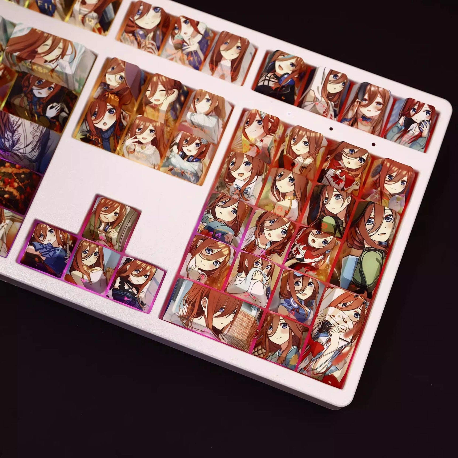 My Anime Keycaps Complete Set The Quintessential Quintuplets: Faces Backlit Keycap Set
