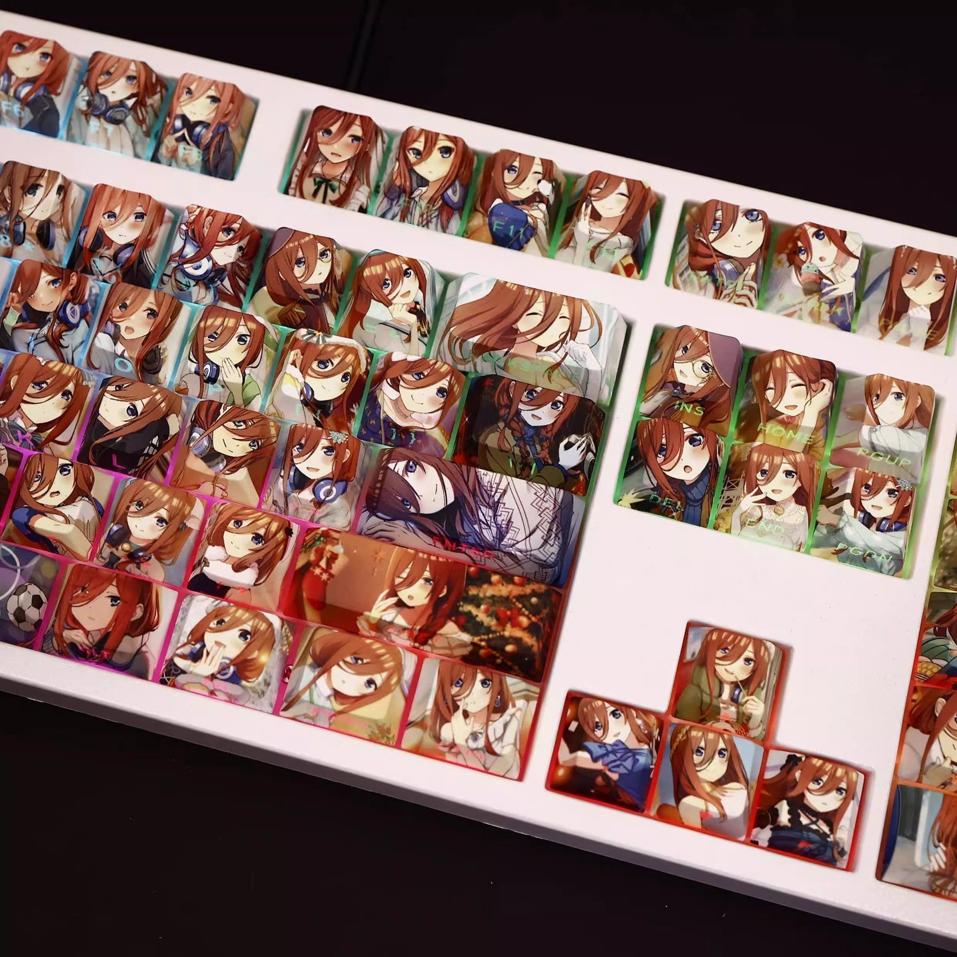 My Anime Keycaps Complete Set The Quintessential Quintuplets: Faces Backlit Keycap Set