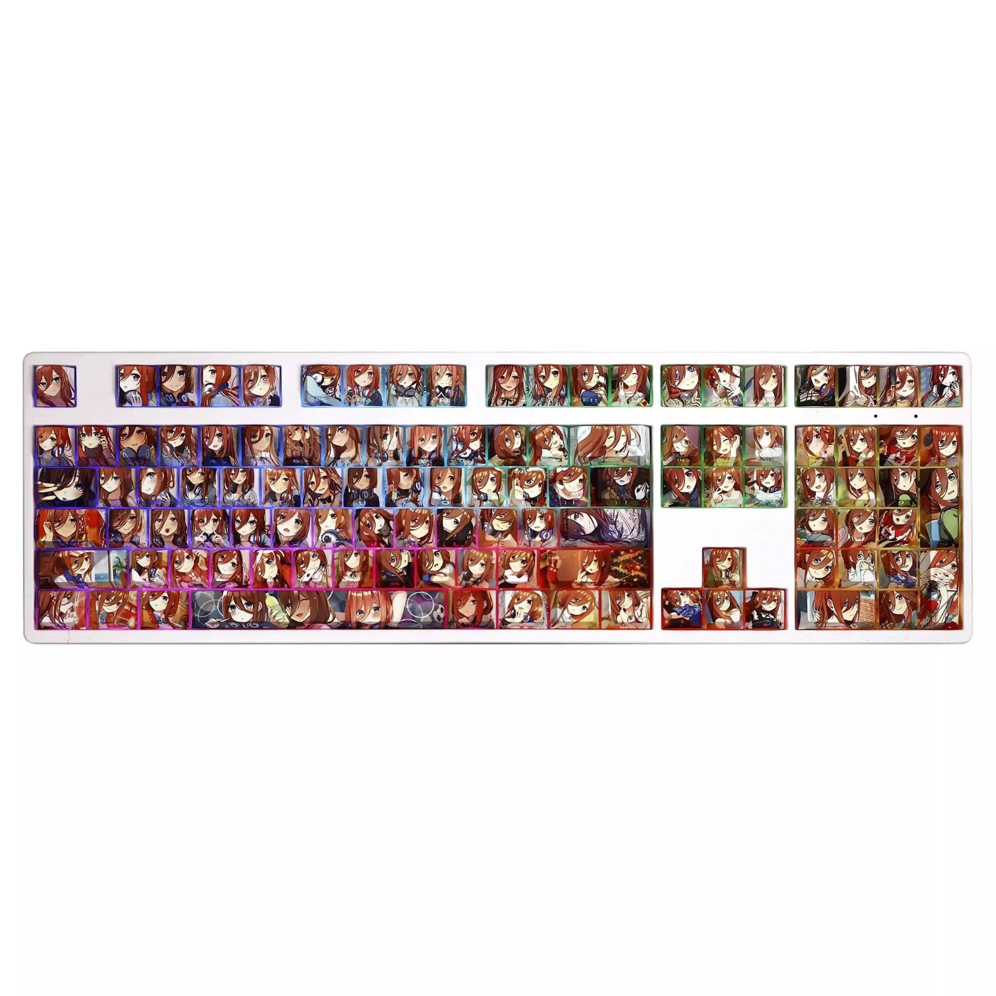 My Anime Keycaps Complete Set The Quintessential Quintuplets: Faces Backlit Keycap Set
