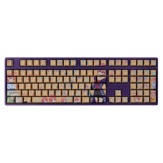 My Anime Keycaps Complete Set The Quintessential Quintuplets: Ichika Nakano Backlit Keycap Set