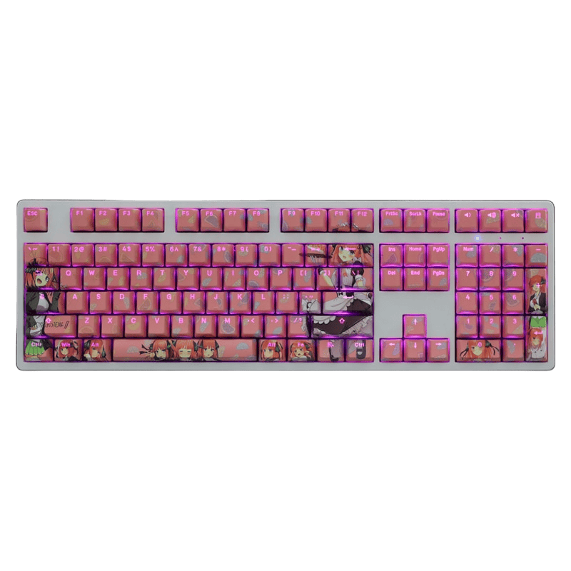 My Anime Keycaps Complete Set The Quintessential Quintuplets: Nino Nakano Backlit Keycap Set