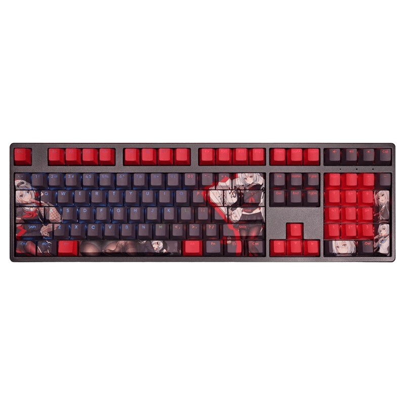 My Anime Keycaps Complete Set The Ryuo's Work Is Never Done!: Ginko Sora Backlit Keycap Set