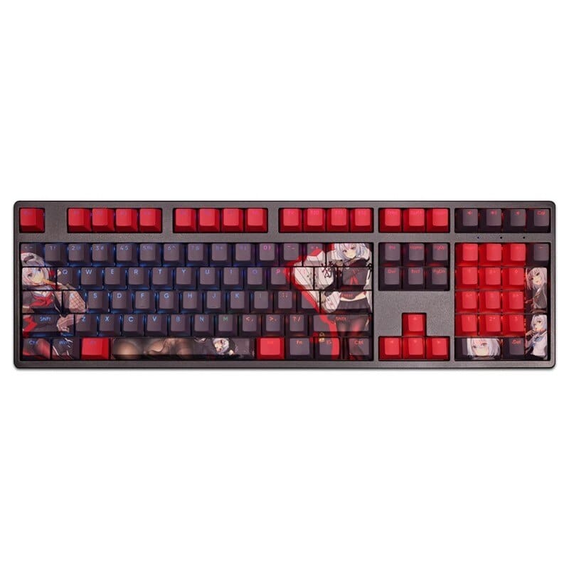 My Anime Keycaps Complete Set The Ryuo's Work Is Never Done!: Ginko Sora Backlit Keycap Set