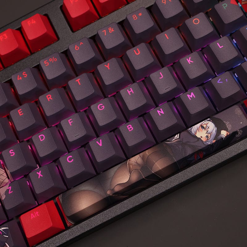My Anime Keycaps Complete Set The Ryuo's Work Is Never Done!: Ginko Sora Backlit Keycap Set