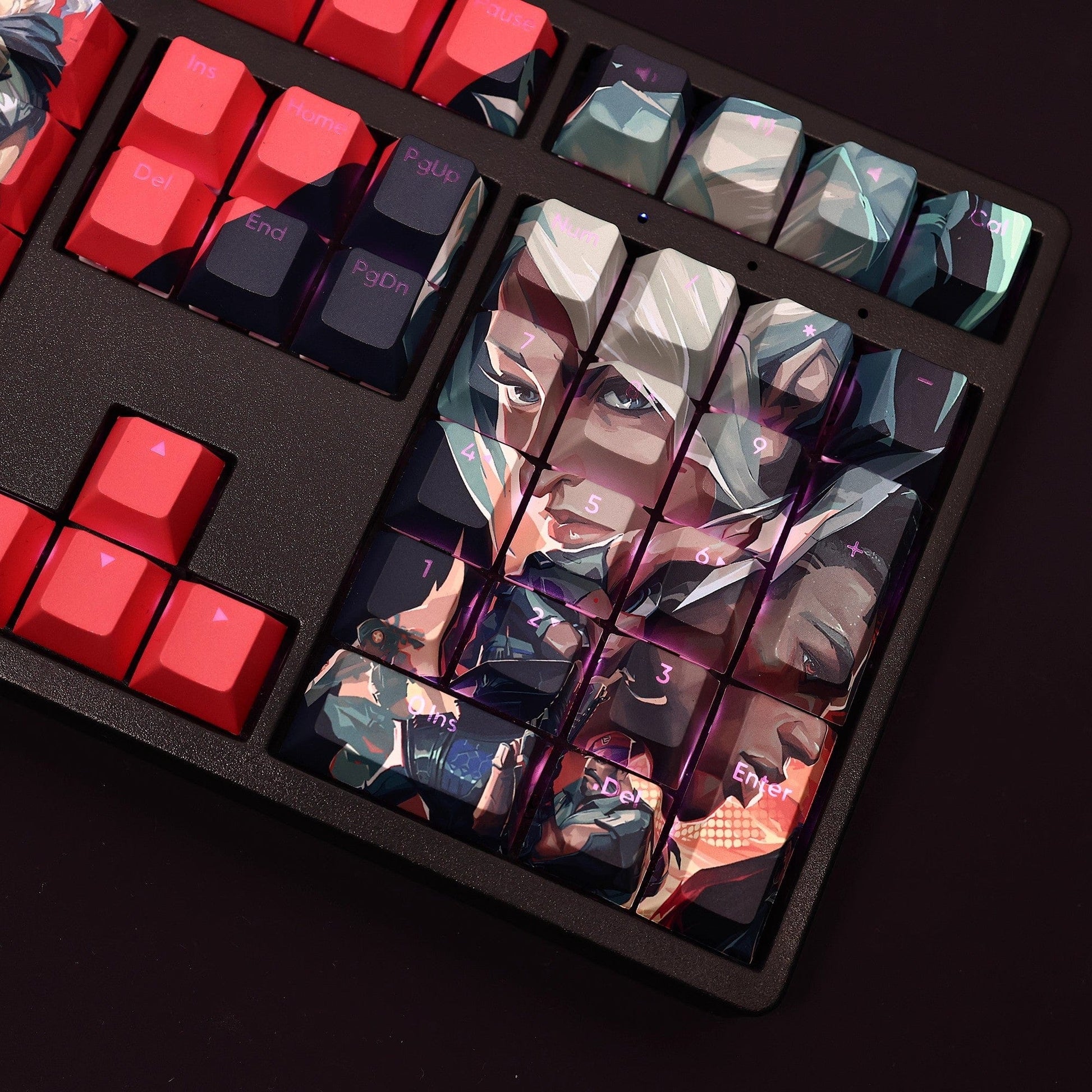 My Anime Keycaps Complete Set Valorant: Jett Backlit Keycap Set