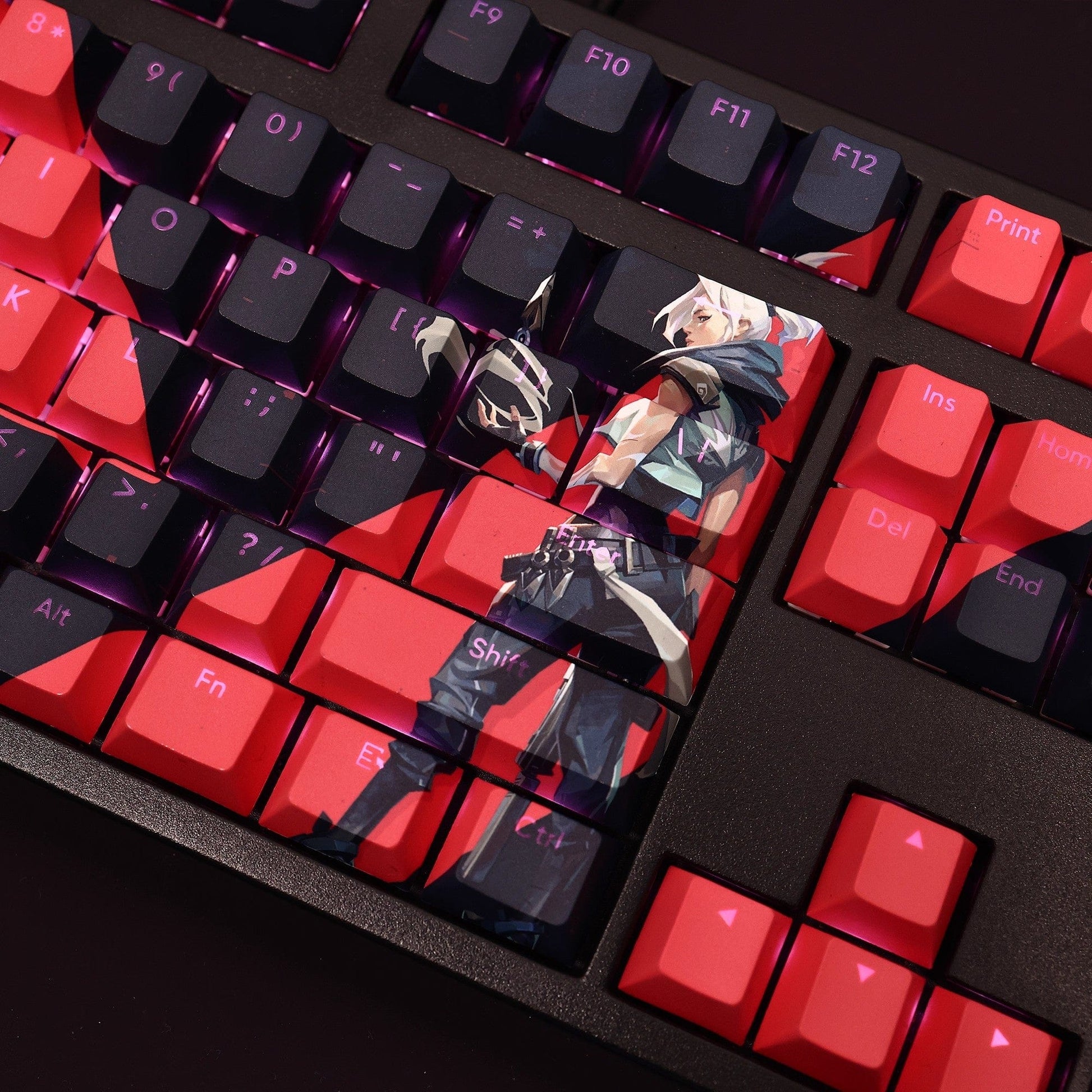 My Anime Keycaps Complete Set Valorant: Jett Backlit Keycap Set