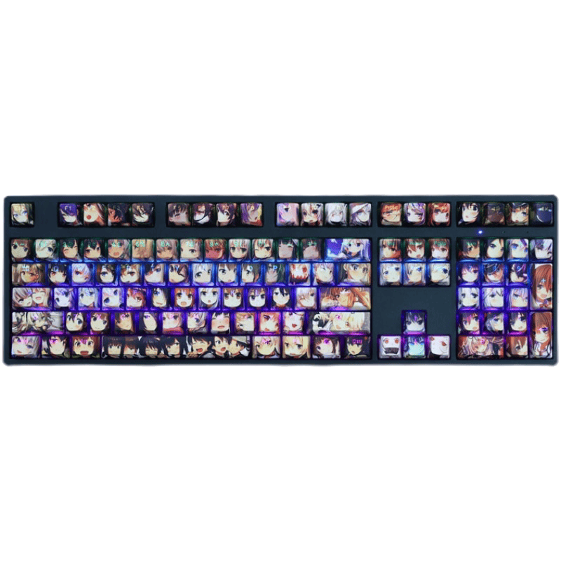 My Anime Keycaps Complete Set Warship Girls: Backlit Keycap Set