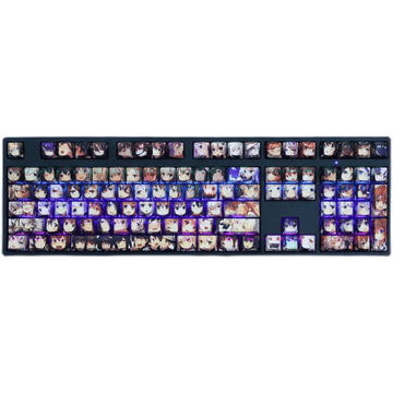 My Anime Keycaps Complete Set Warship Girls: Backlit Keycap Set