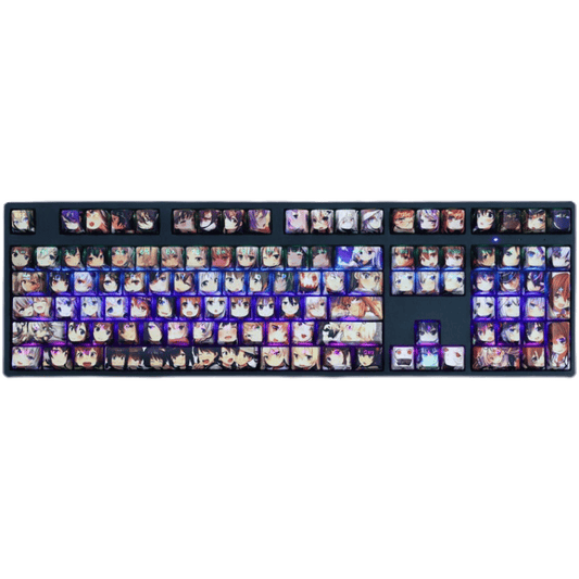 My Anime Keycaps Complete Set Warship Girls: Backlit Keycap Set