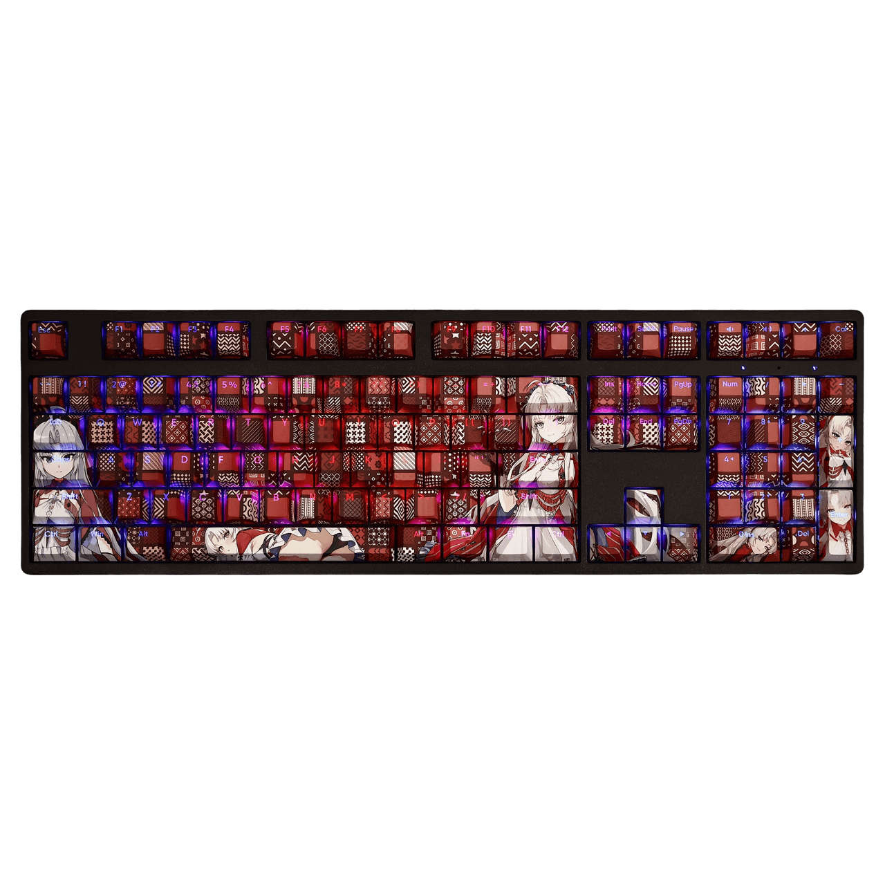 My Anime Keycaps Complete Set Wuthering Waves: Carlotta Backlit Keycap Set