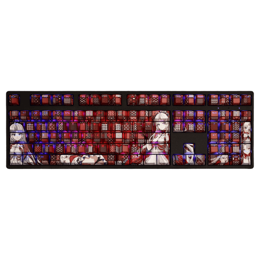 My Anime Keycaps Complete Set Wuthering Waves: Carlotta Backlit Keycap Set