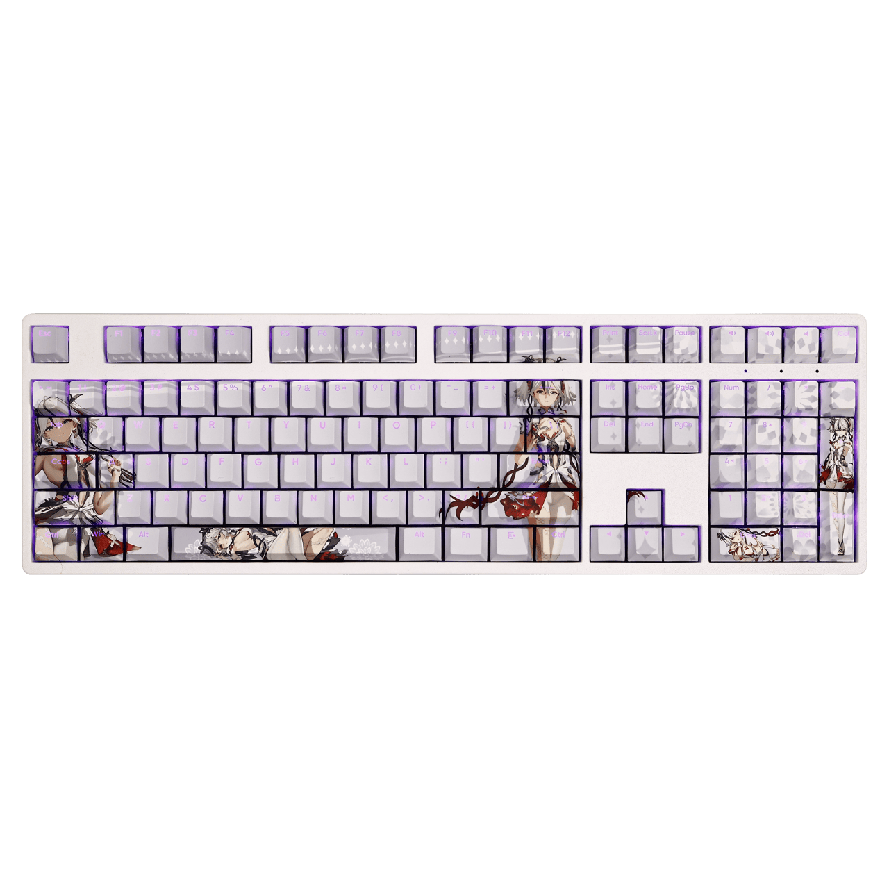 My Anime Keycaps Complete Set Wuthering Waves: Chun Backlit Keycap Set