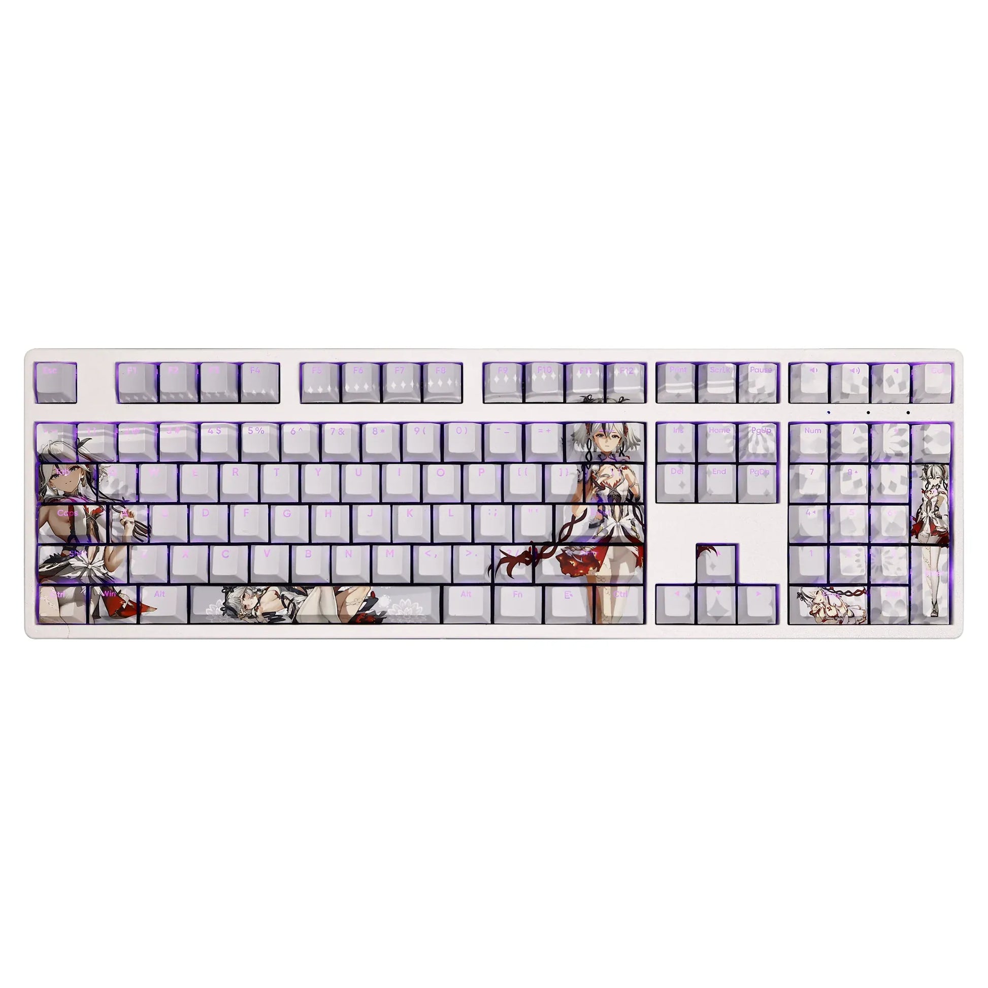 My Anime Keycaps Complete Set Wuthering Waves: Chun Backlit Keycap Set