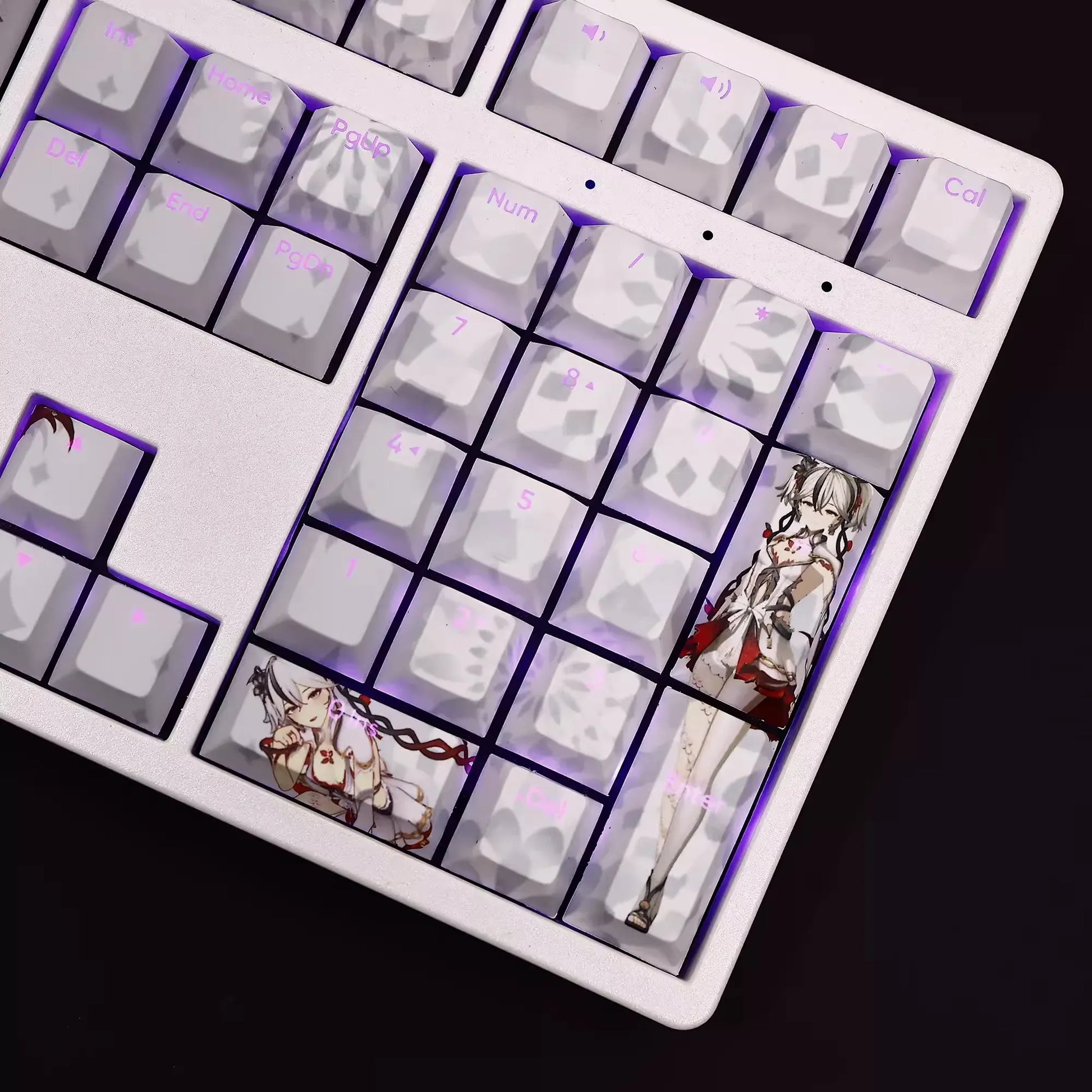 My Anime Keycaps Complete Set Wuthering Waves: Chun Backlit Keycap Set