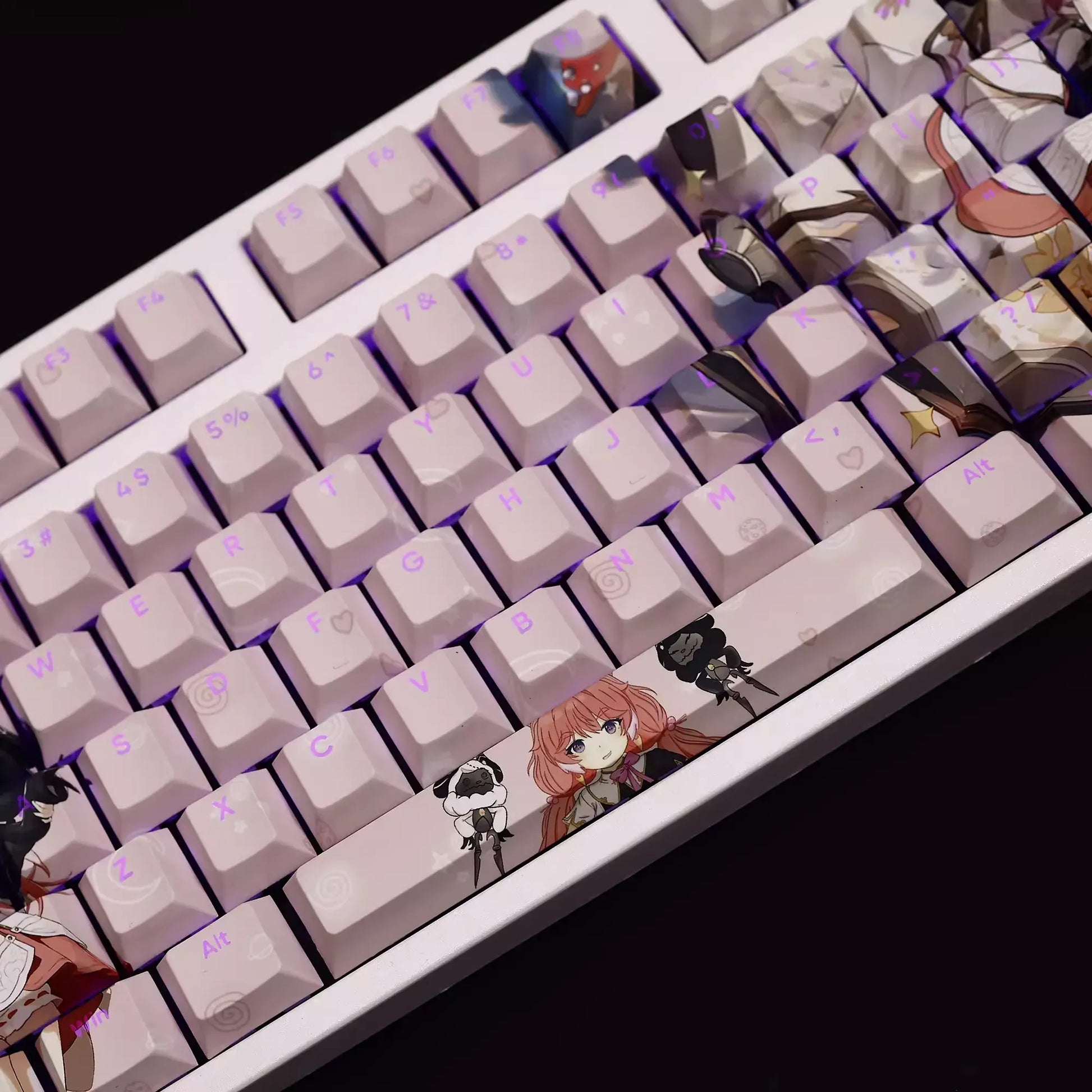 My Anime Keycaps Complete Set Wuthering Waves: Encore Backlit Keycap Set