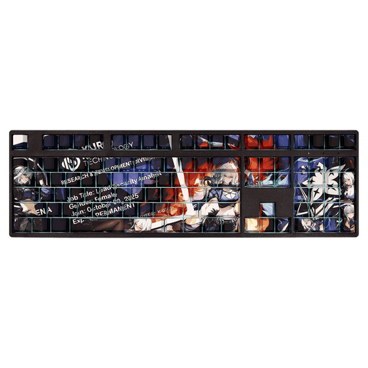 My Anime Keycaps Complete Set Wuthering Waves: Galbrena Backlit Keycap Set