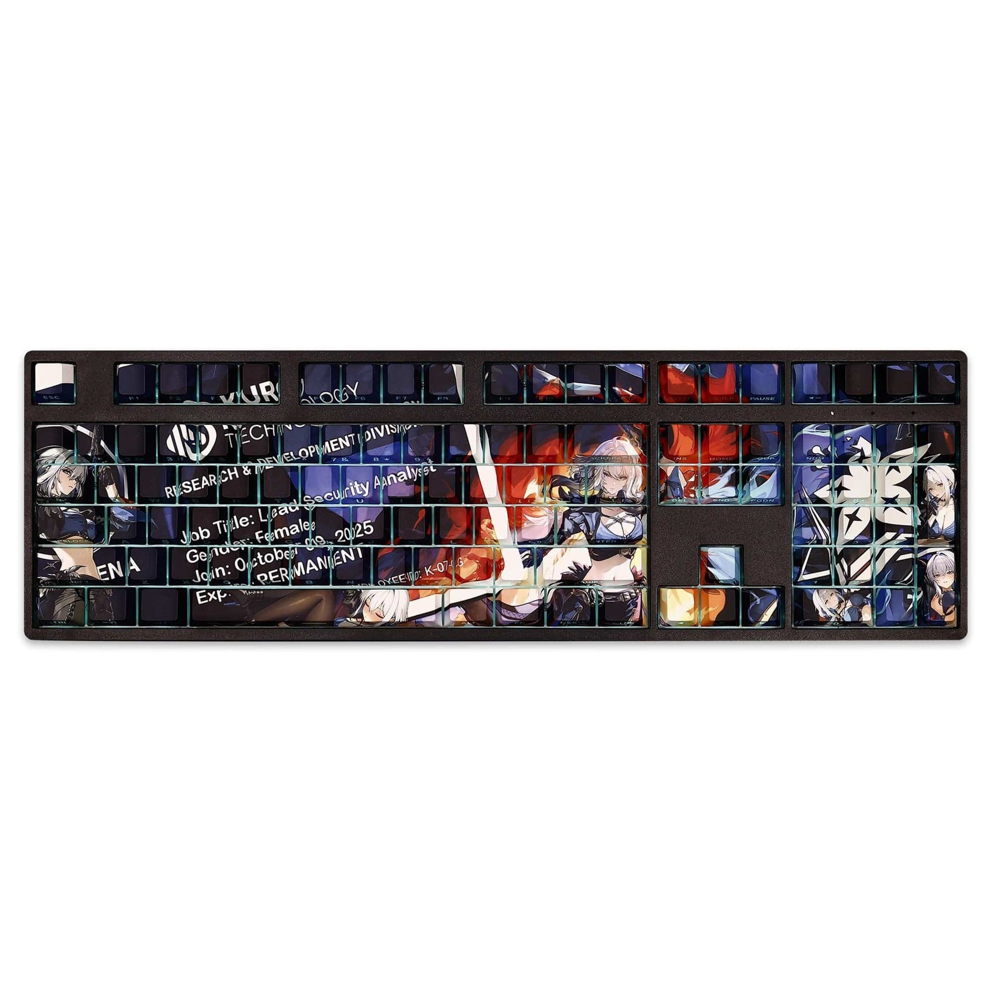 My Anime Keycaps Complete Set Wuthering Waves: Galbrena Backlit Keycap Set