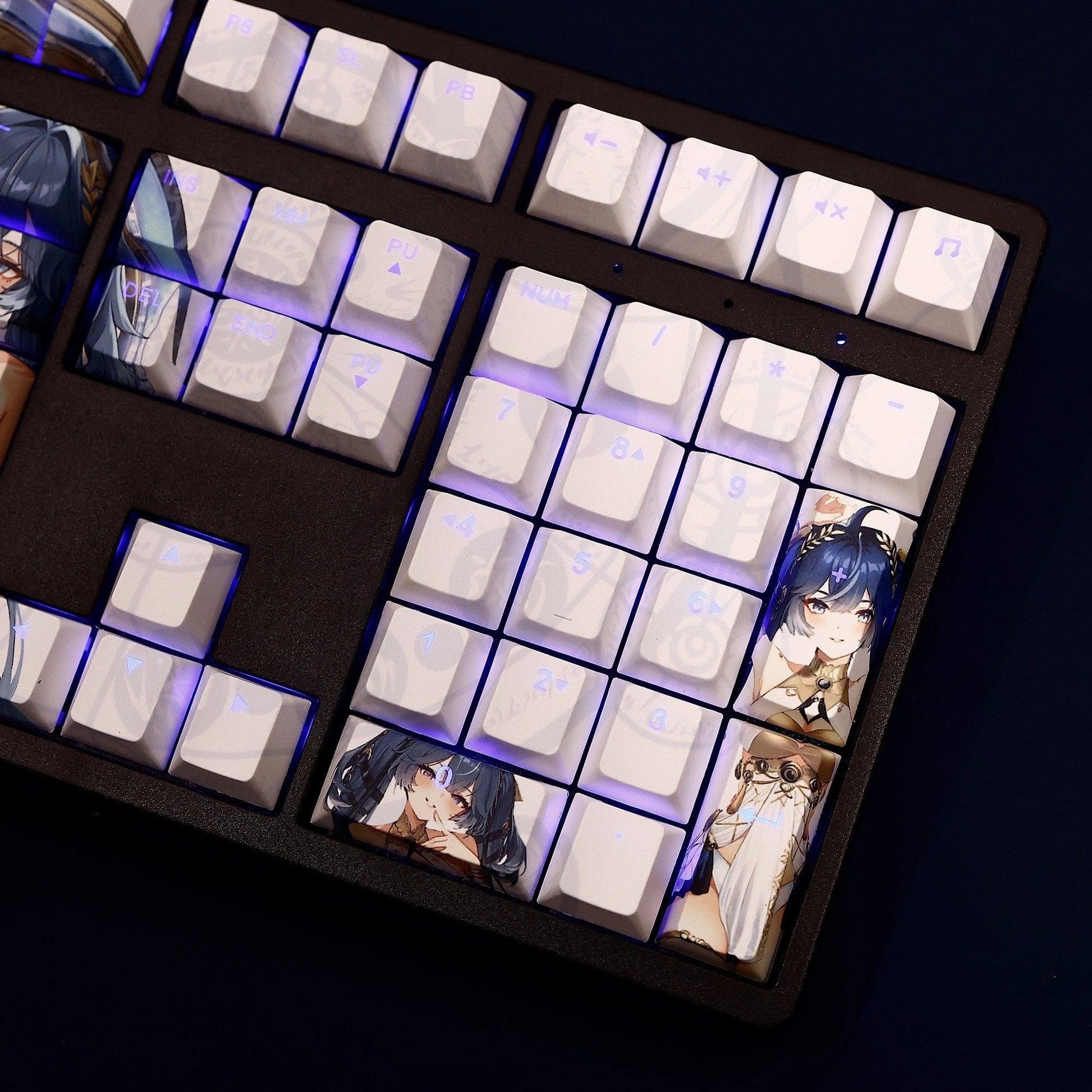 My Anime Keycaps Complete Set Wuthering Waves: Iuno Backlit Keycap Set