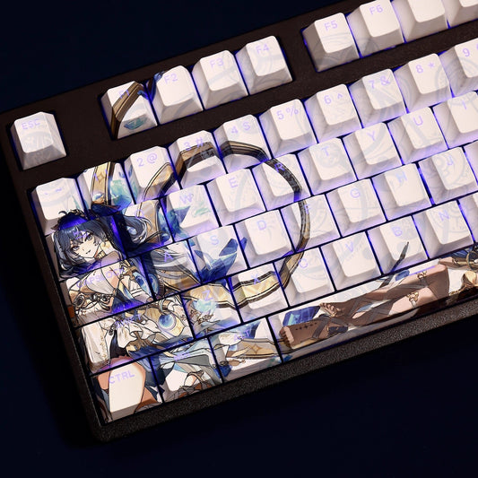 My Anime Keycaps Complete Set Wuthering Waves: Iuno Backlit Keycap Set