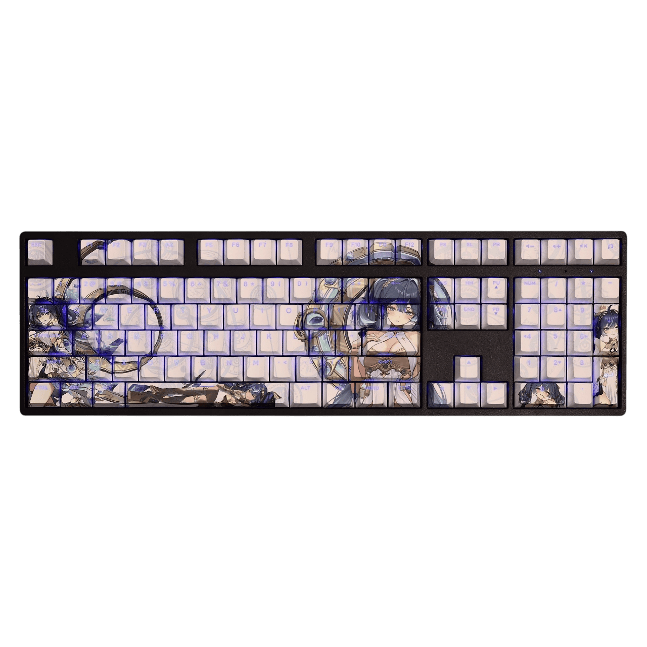 My Anime Keycaps Complete Set Wuthering Waves: Iuno Backlit Keycap Set
