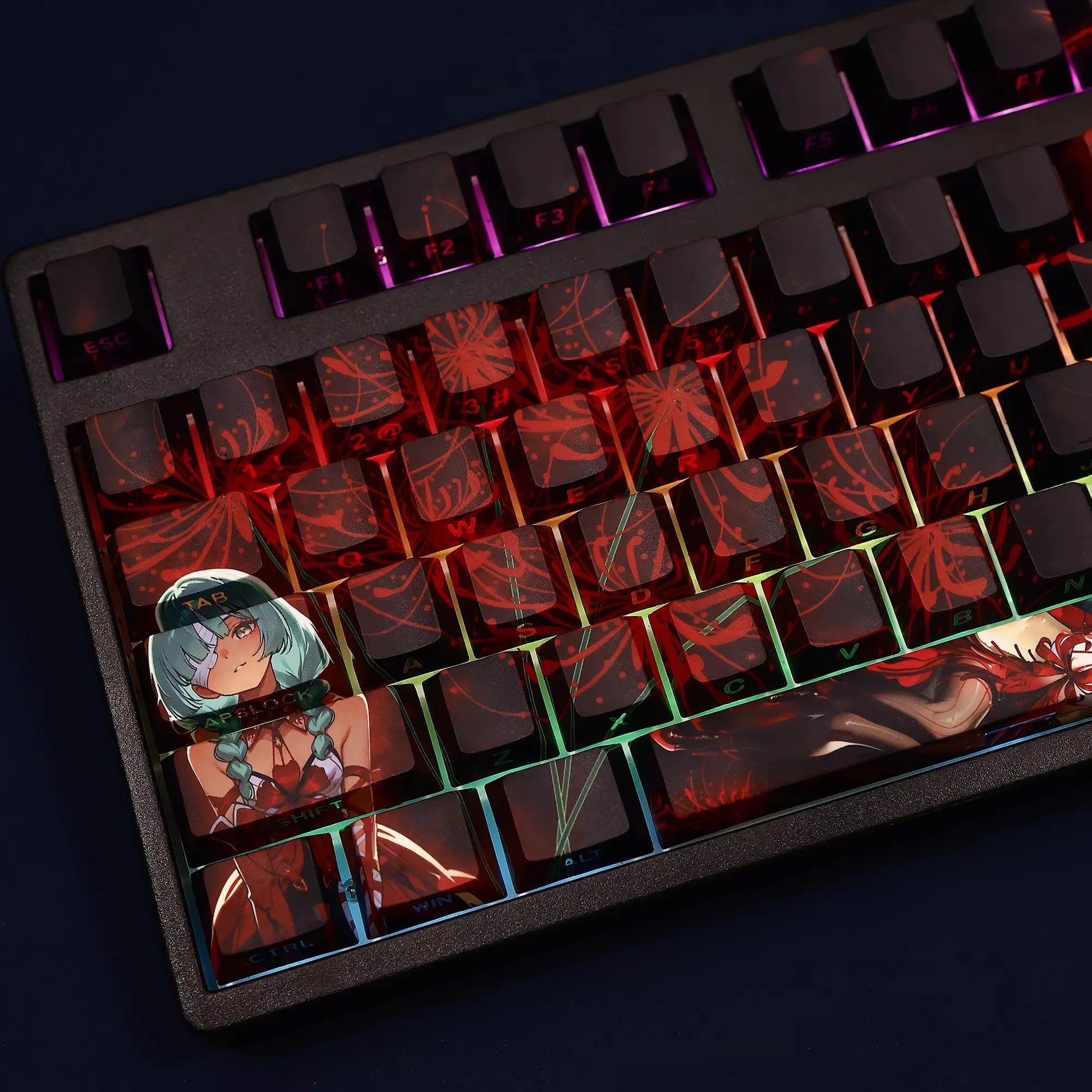 My Anime Keycaps Complete Set Wuthering Waves: Phrolova Backlit Keycap Set