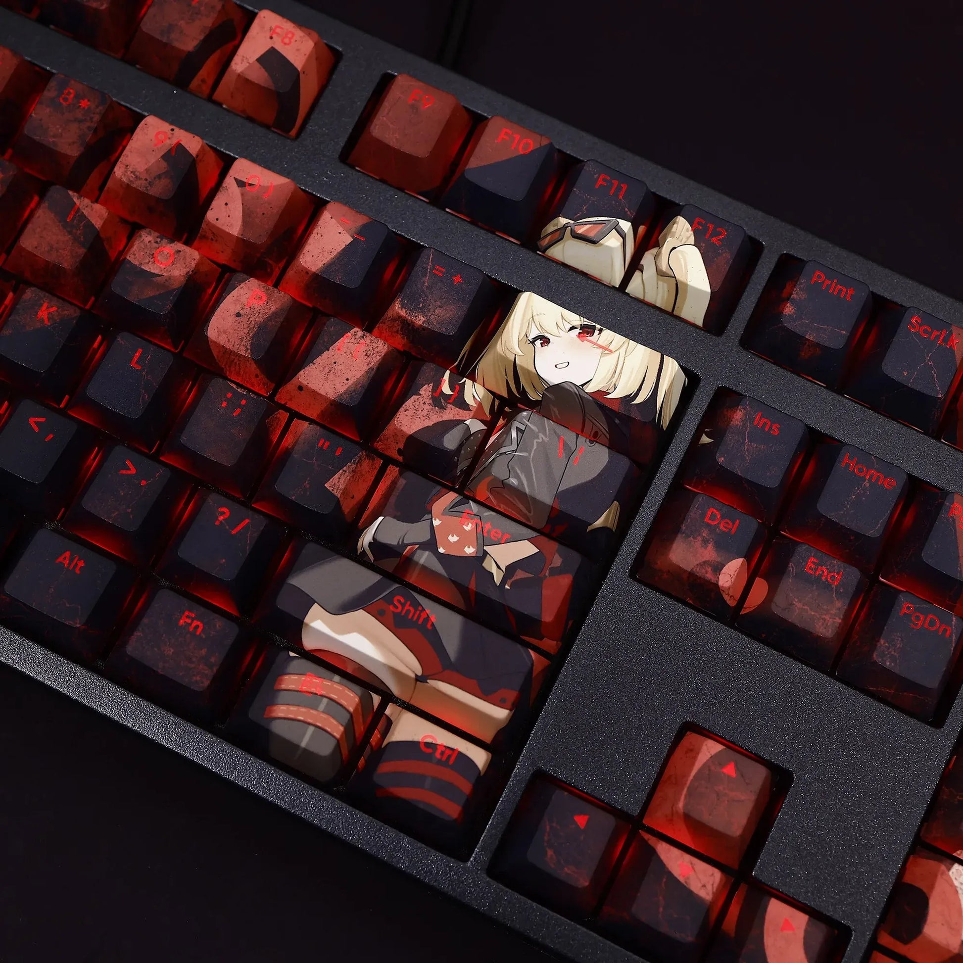 My Anime Keycaps Complete Set Zenless Zone Zero: Burnice Backlit Keycap Set