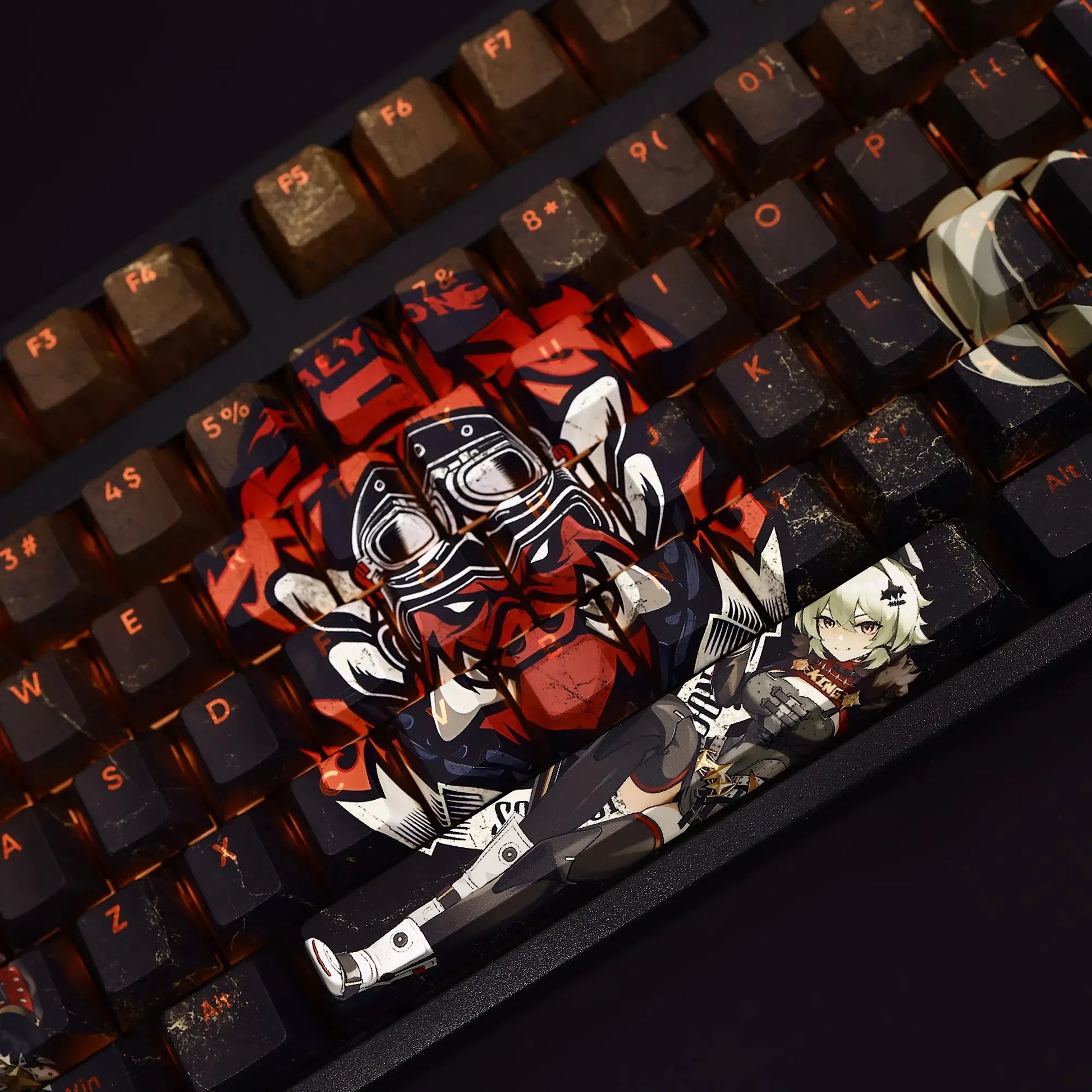 My Anime Keycaps Complete Set Zenless Zone Zero: Caesar King Backlit Keycap Set