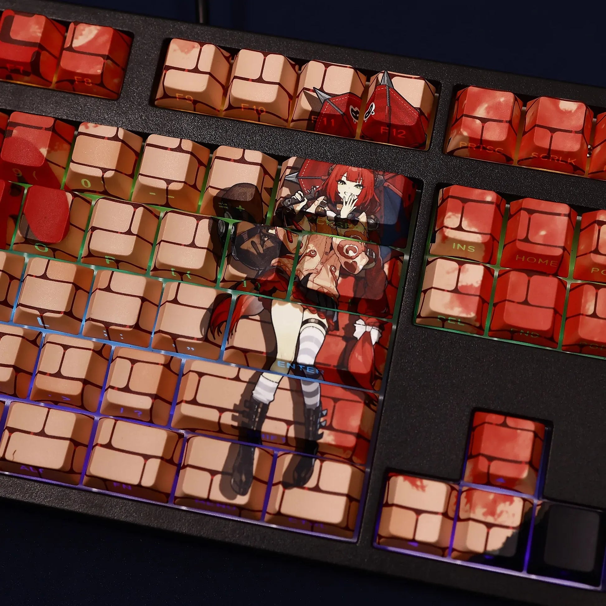 My Anime Keycaps Complete Set Zenless Zone Zero: Ukinami Backlit Keycap Set