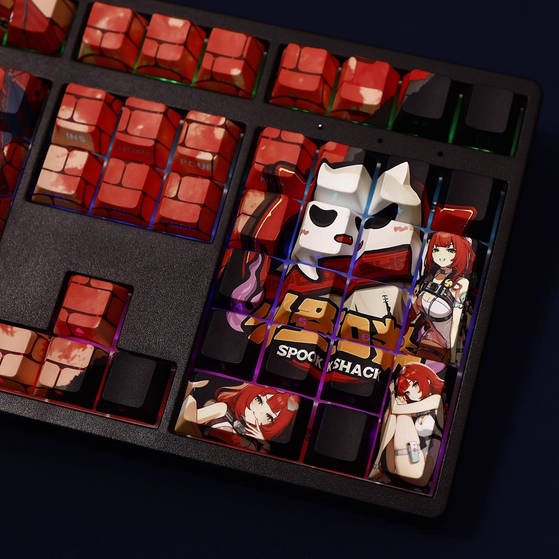 My Anime Keycaps Complete Set Zenless Zone Zero: Ukinami Yuzuha Backlit Keycap Set