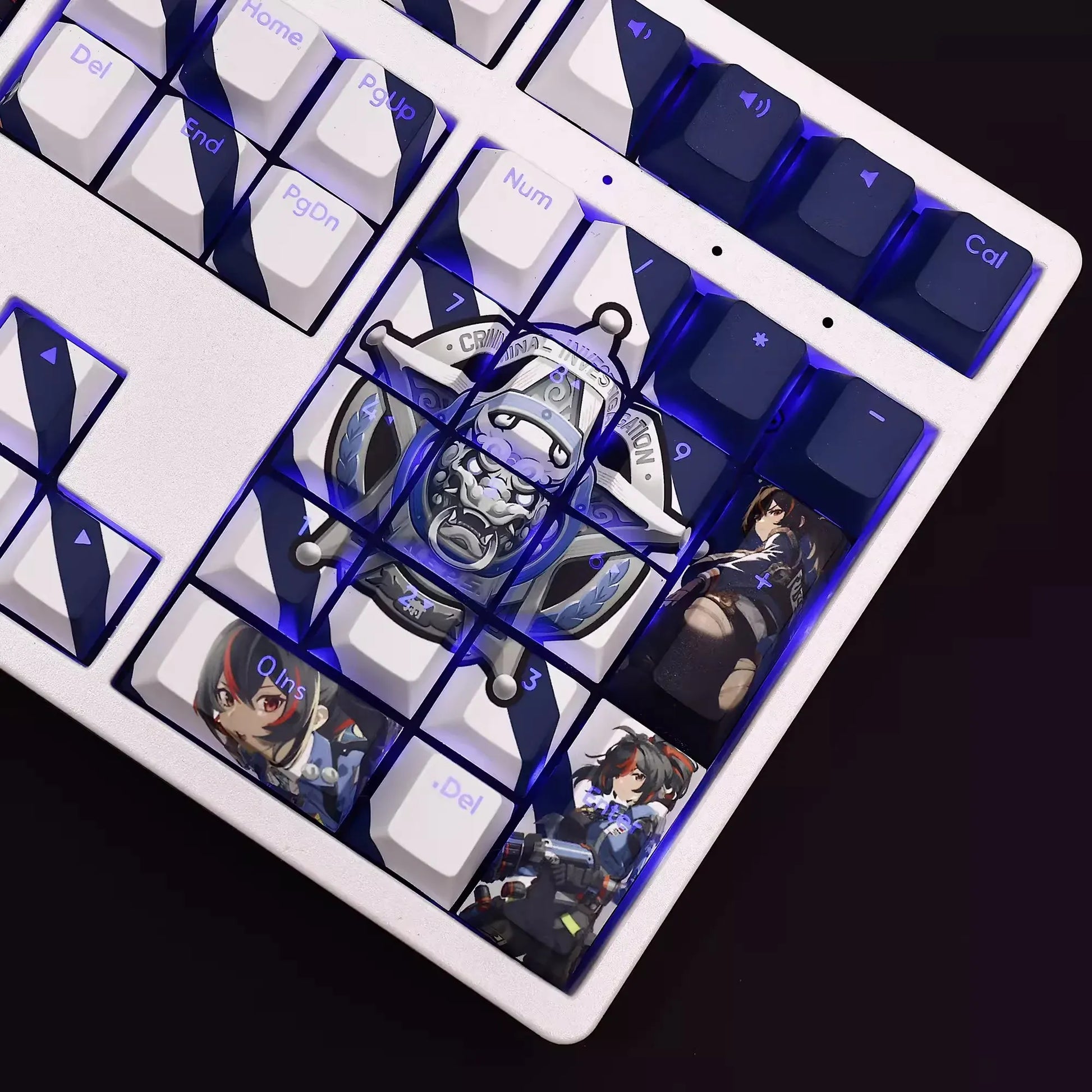 My Anime Keycaps Complete Set Zenless Zone Zero: Zhu Yuan Backlit Keycap Set