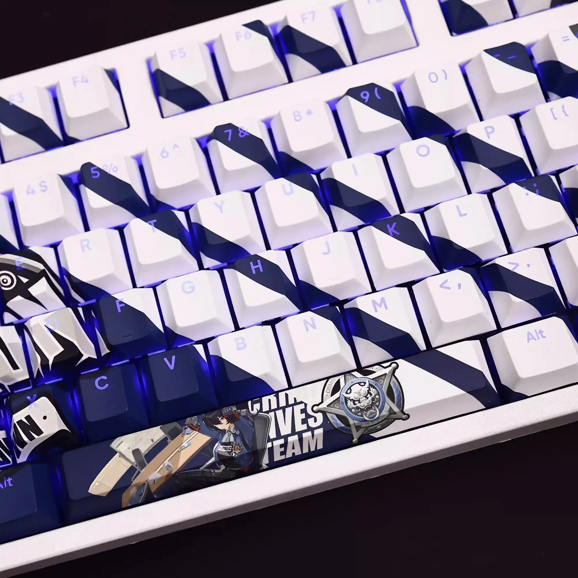 My Anime Keycaps Complete Set Zenless Zone Zero: Zhu Yuan Backlit Keycap Set