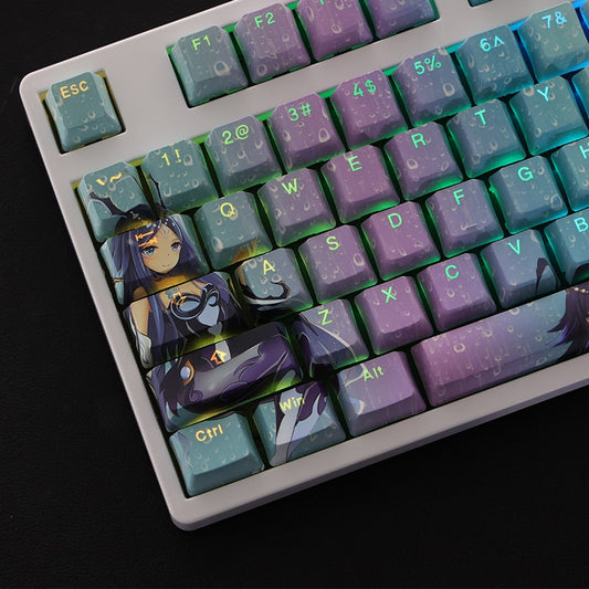 Genshin Impact: Water Yaksha Backlit Keycap Set