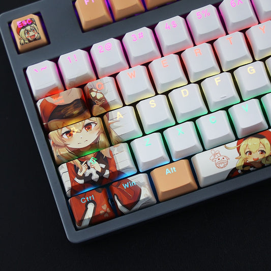 Genshin Impact: Klee Backlit Keycap Set