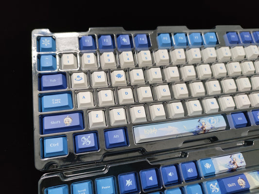 Genshin Impact: Shenhe Blue Keycap Set