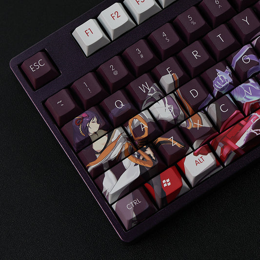 Genshin Impact: Raiden Shogun Brown Keycap Set